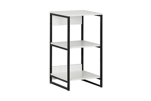 Стеллаж металлический №1 белый жемчуг