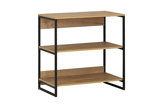 Стеллаж металлический №2 дуб крафт золотой