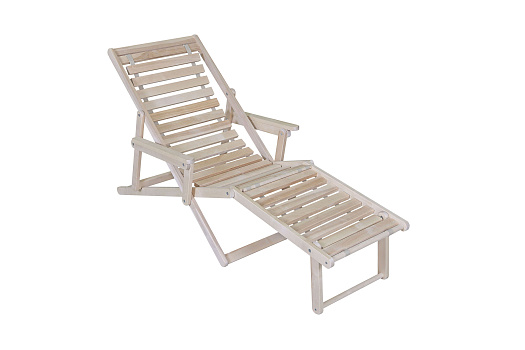 Шезлонг с подлокотниками