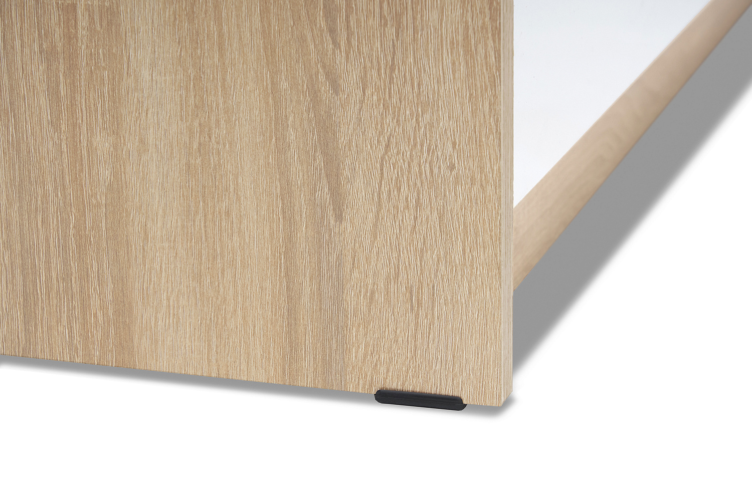 Кровать Челси 0.8 м сонома / белый глянец