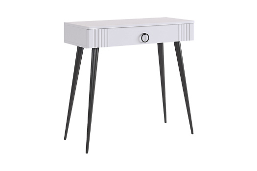 Туалетный столик Ева 2 белое дерево / белый матовый