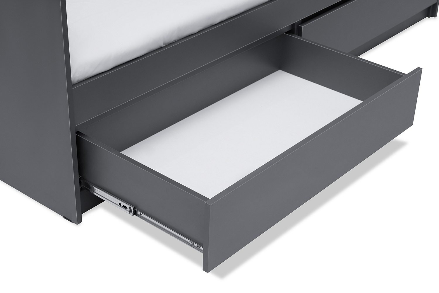 Кровать Челси 0.8 м графит