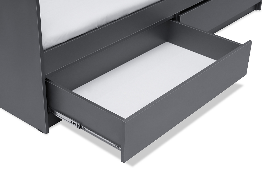 Кровать Челси 0.8 м графит