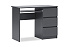 Стол письменный Челси 3 ящика графит