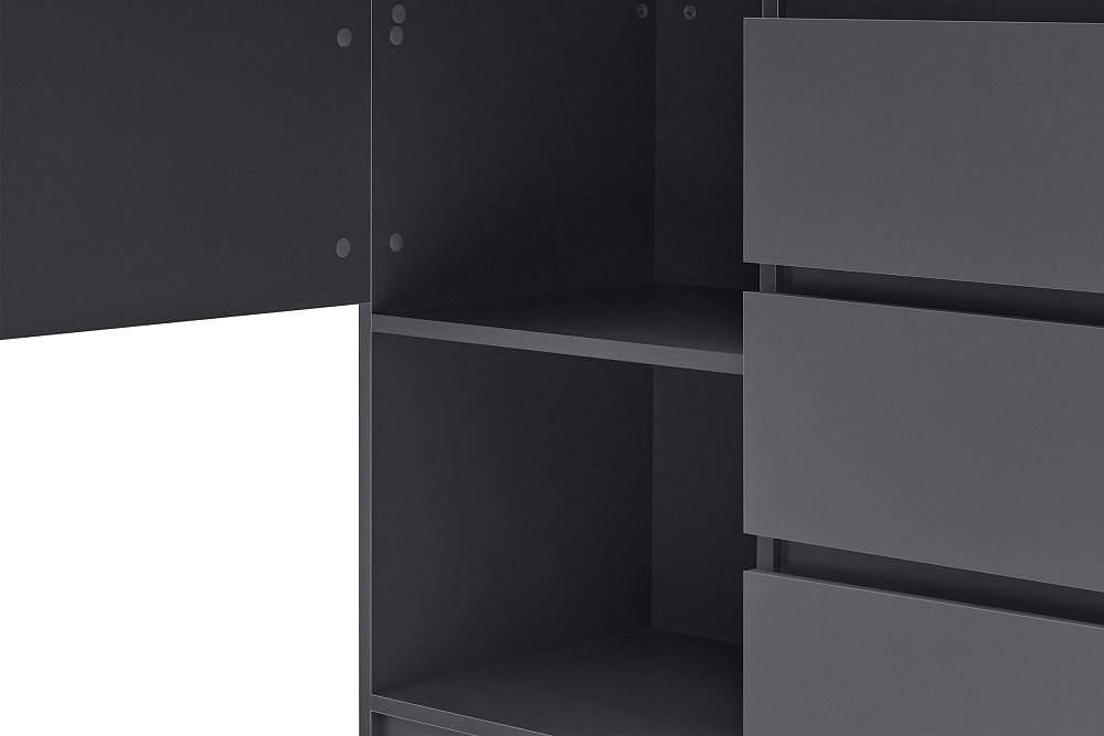 Стол письменный Челси угловой графит