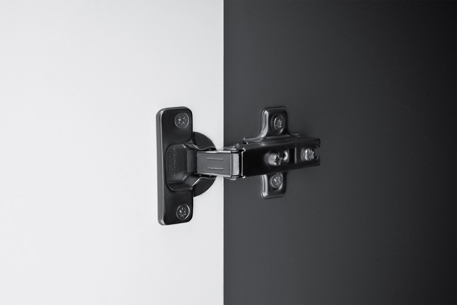 Шкаф навесной Оливия графит / графит софт