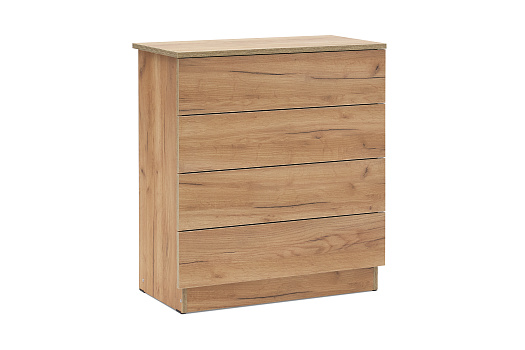 Комод Эккервуд 4 дуб крафт золотой