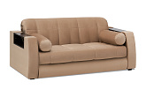 Диван аккордеон Барон №3 микровельвет бежевый