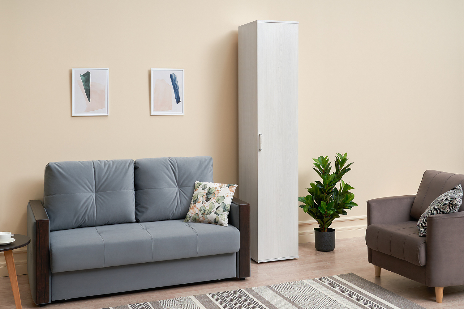 Пенал Белла ясень белый