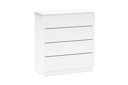 Комод Эккервуд 4 белый текстурный