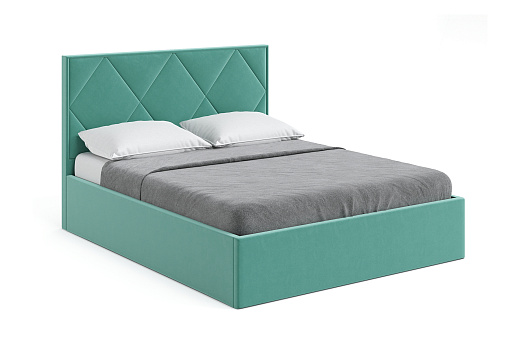 Кровать Дали велюр бирюзовый