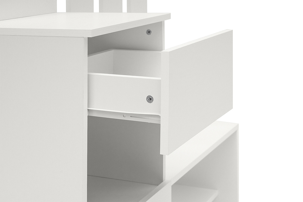 Прихожая Грейс белый текстурный