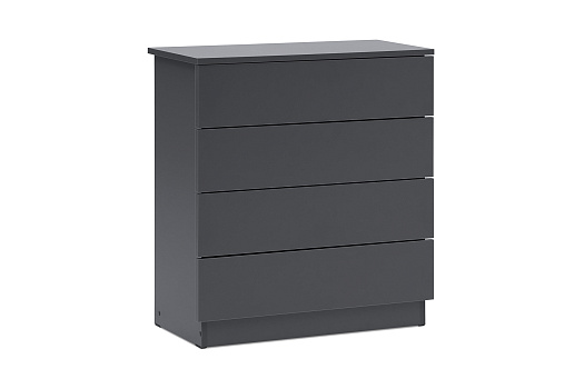 Комод Эккервуд 4 графит серый