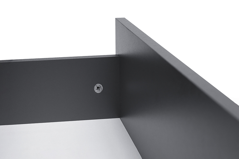 Комод с 6-ю ящиками Эккервуд графит серый