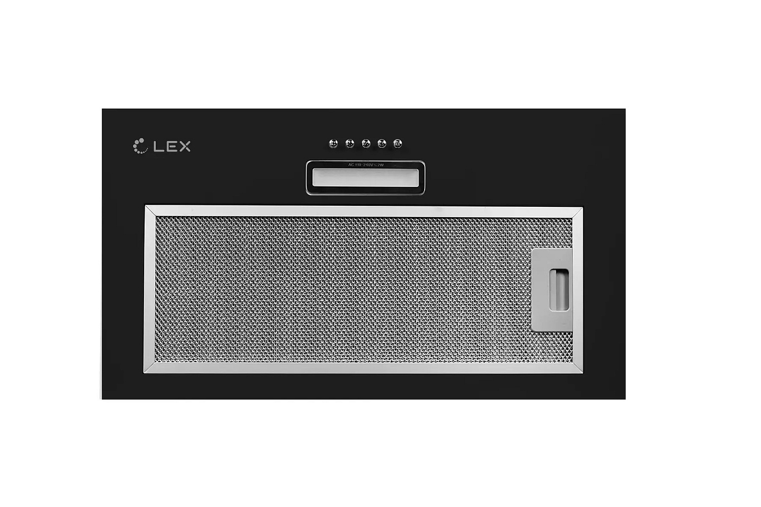 Встраиваемая вытяжка LEX GS BLOC LIGHT 600 BLACK