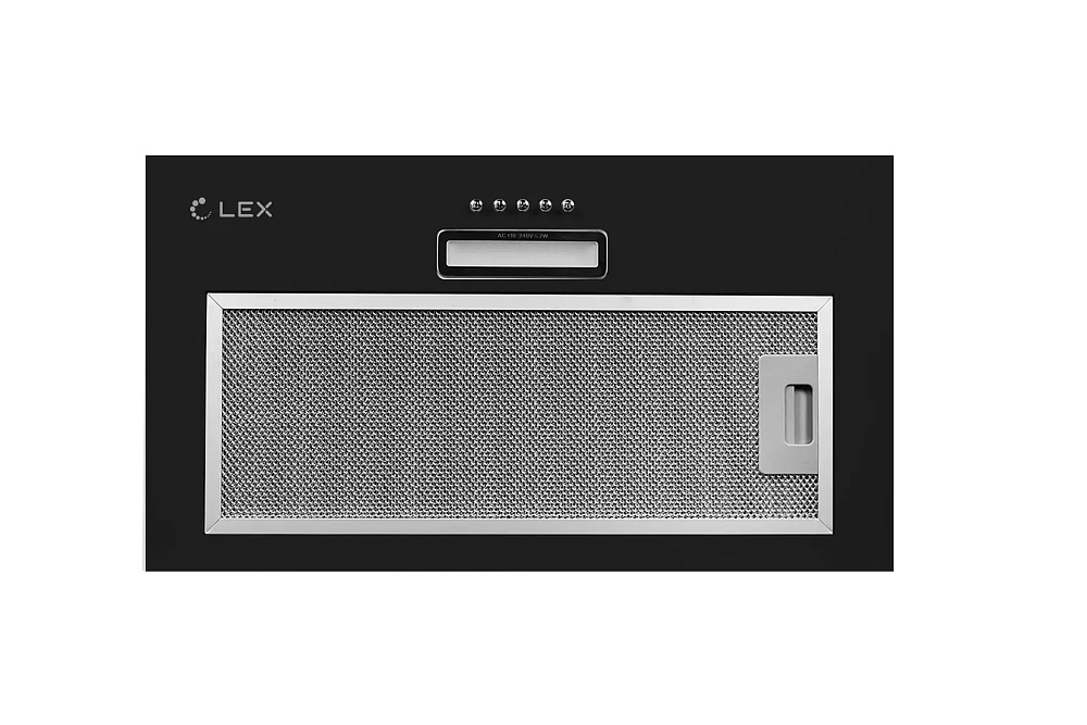 Встраиваемая вытяжка LEX GS BLOC LIGHT 600 BLACK