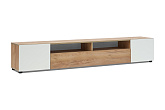 Тумба для ТВ Грейс дуб крафт золотой / белый
