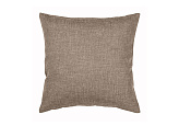 Подушка декоративная Волшебная ночь 40х40 см рогожка, светло-коричневая
