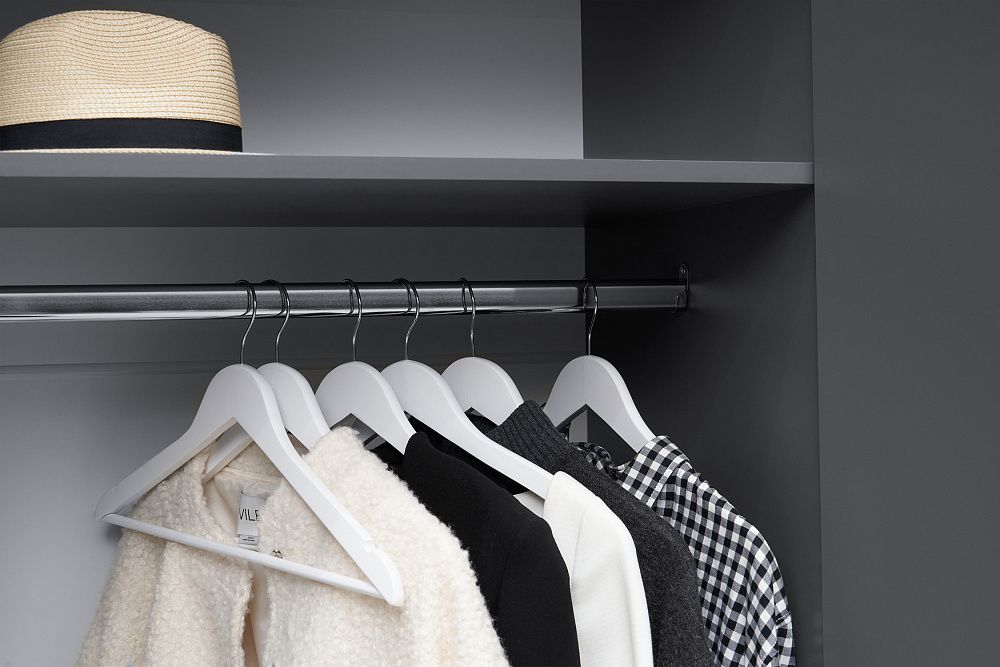 Шкаф 4-х створчатый Тивина графит серый