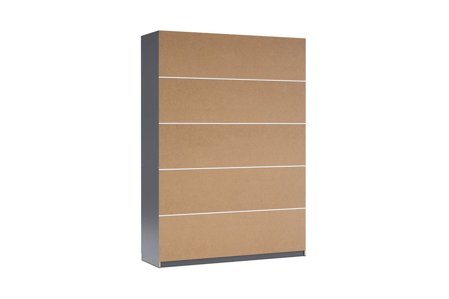 Шкаф 4-х створчатый Тивина графит серый