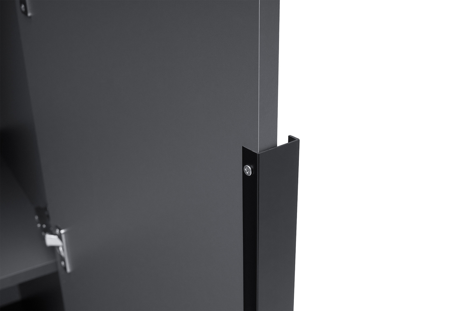 Шкаф 4-х створчатый Тивина графит серый