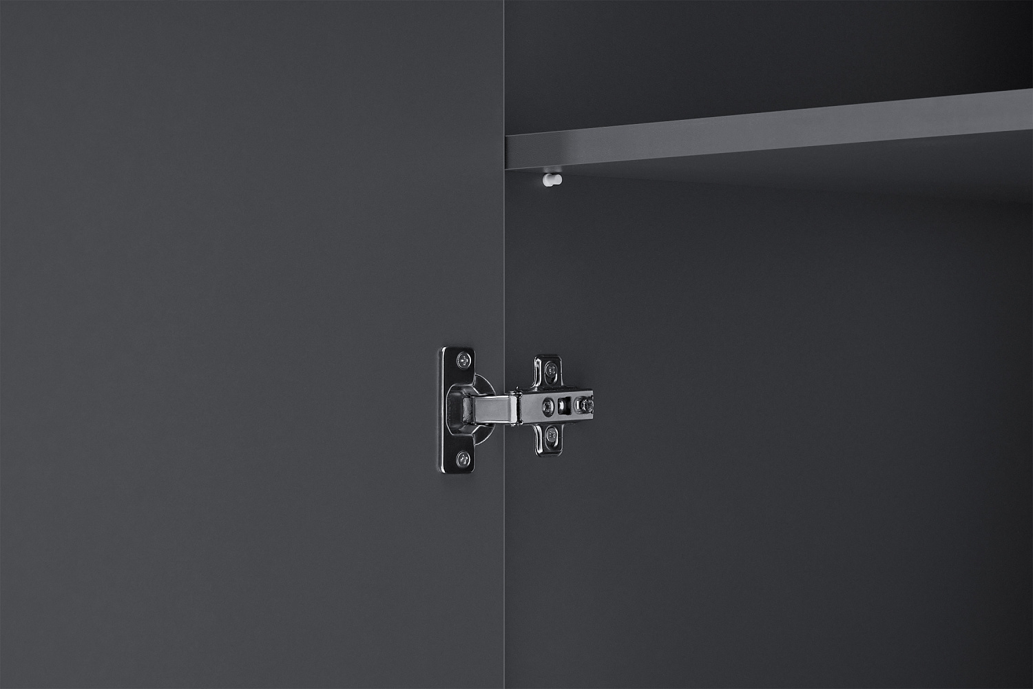 Шкаф 3-х створчатый Тивина графит серый