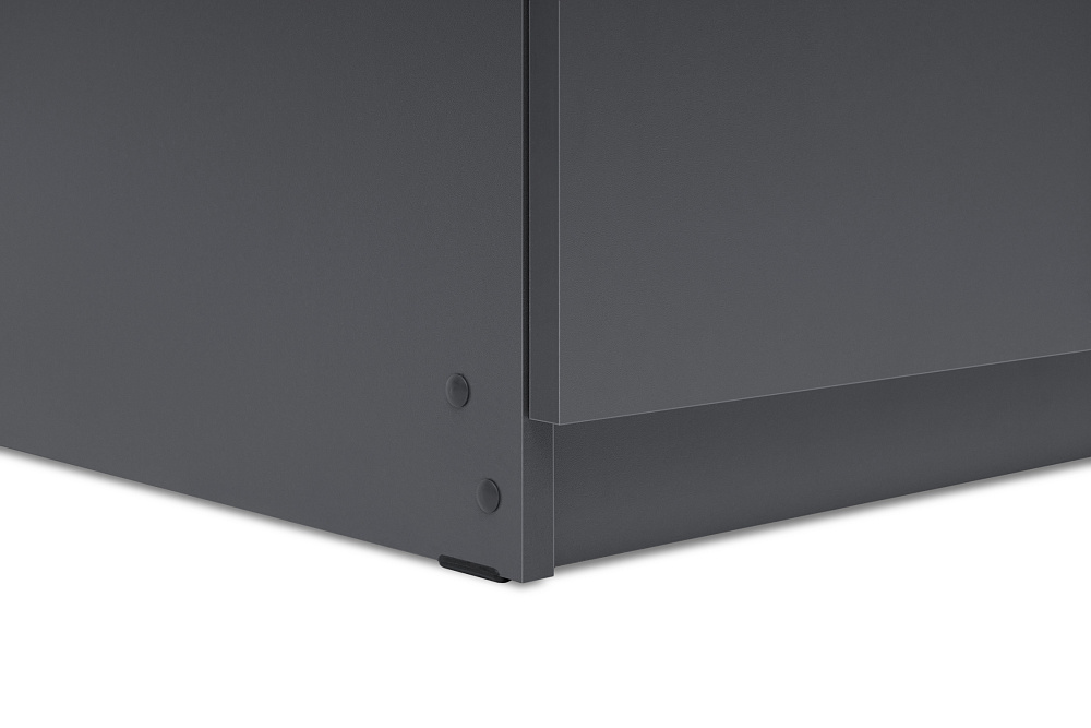 Шкаф 2-х створчатый Тивина графит серый