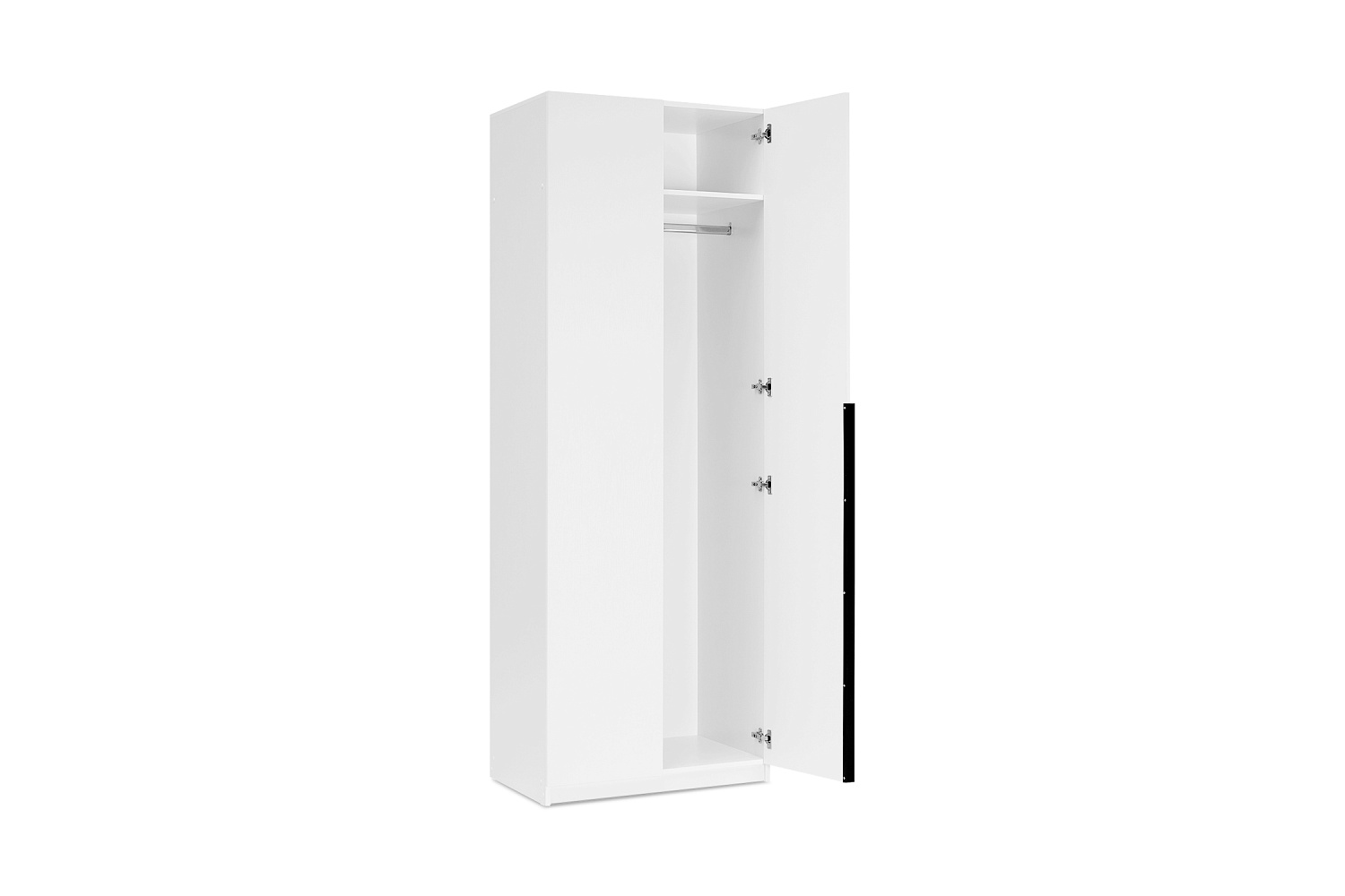 Шкаф 2-х створчатый Тивина белый текстурный