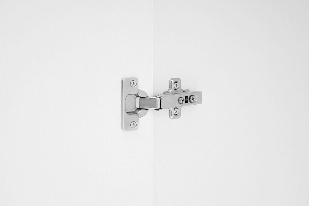 Шкаф 2-х створчатый Тивина белый текстурный