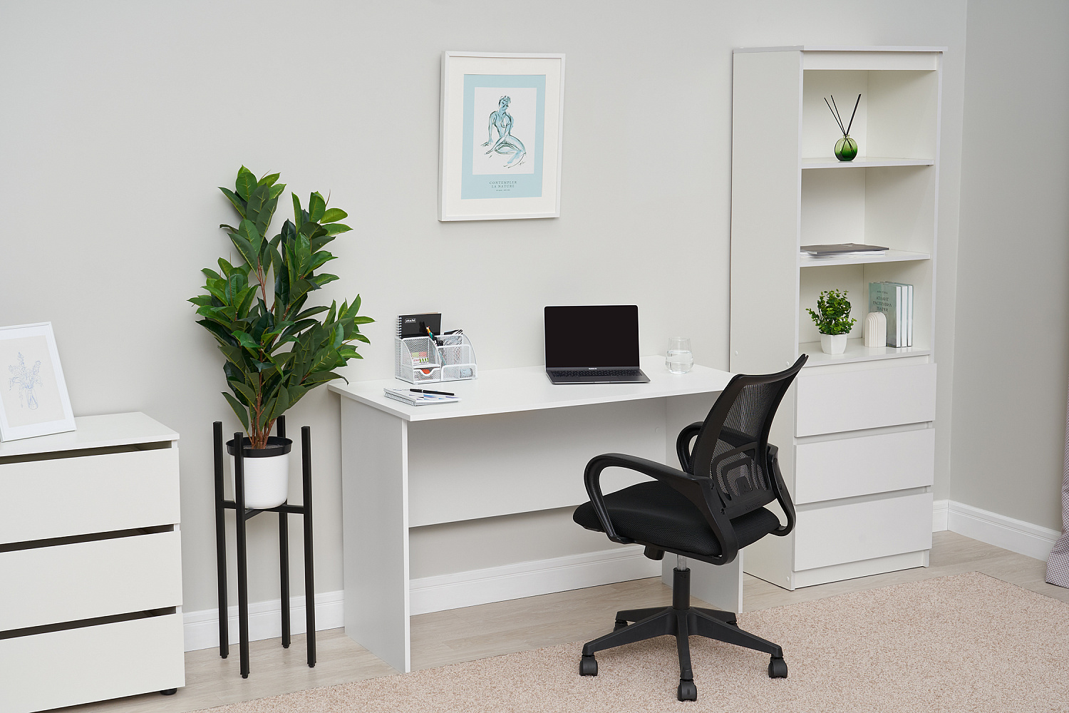 Письменный стол Ирма белый