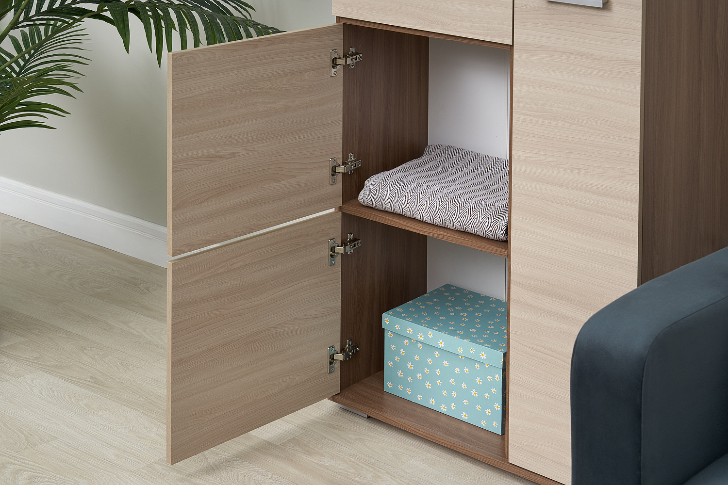 Тумба высокая Ника ясень шимо 