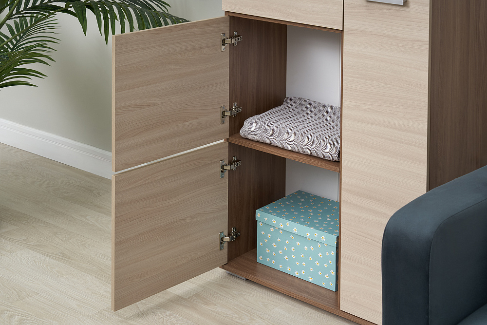 Тумба высокая Ника ясень шимо 