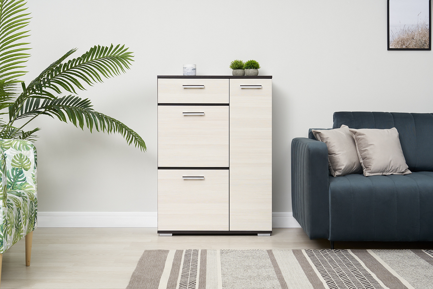 Тумба высокая Ника лоредо / венге 