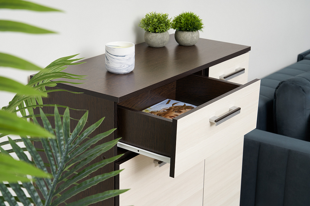 Тумба высокая Ника лоредо / венге 