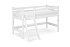 Кровать-чердак низкая Соня белая