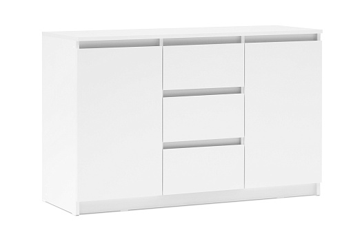 Комод Скайвуд белый текстурный