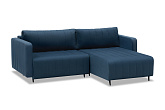 Диван угловой пантограф Флорент велюр темно-синий