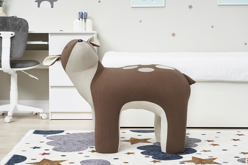 Пуф Leset Bambi коричневый / бежевый