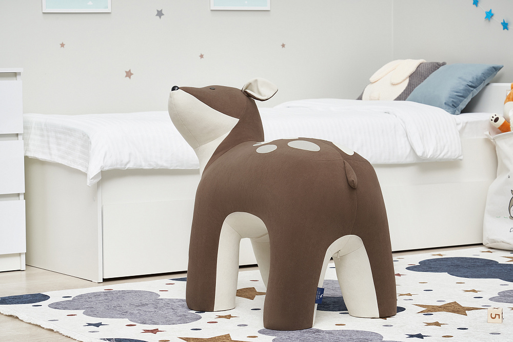 Пуф Leset Bambi коричневый / бежевый