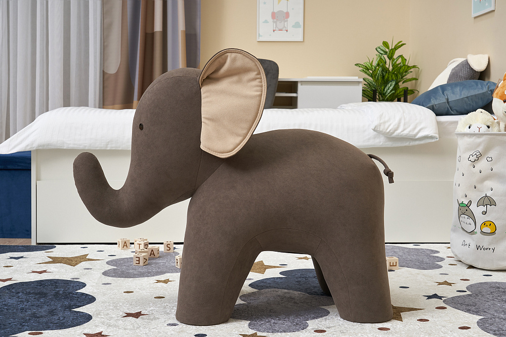 Пуф Leset Elephant коричневый