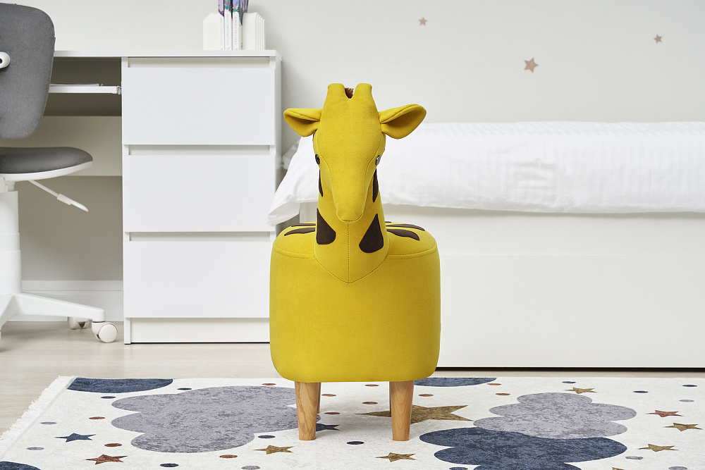 Пуф Leset Giraffe Combi желтый / коричневый