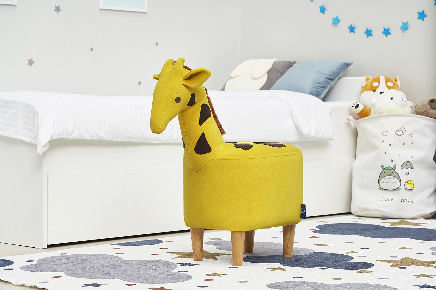 Пуф Leset Giraffe Combi желтый / коричневый