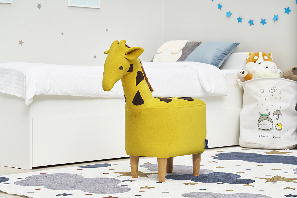 Пуф Leset Giraffe Combi желтый / коричневый