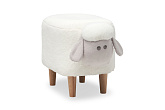 Пуф Leset Lamb Combi молочный / серый