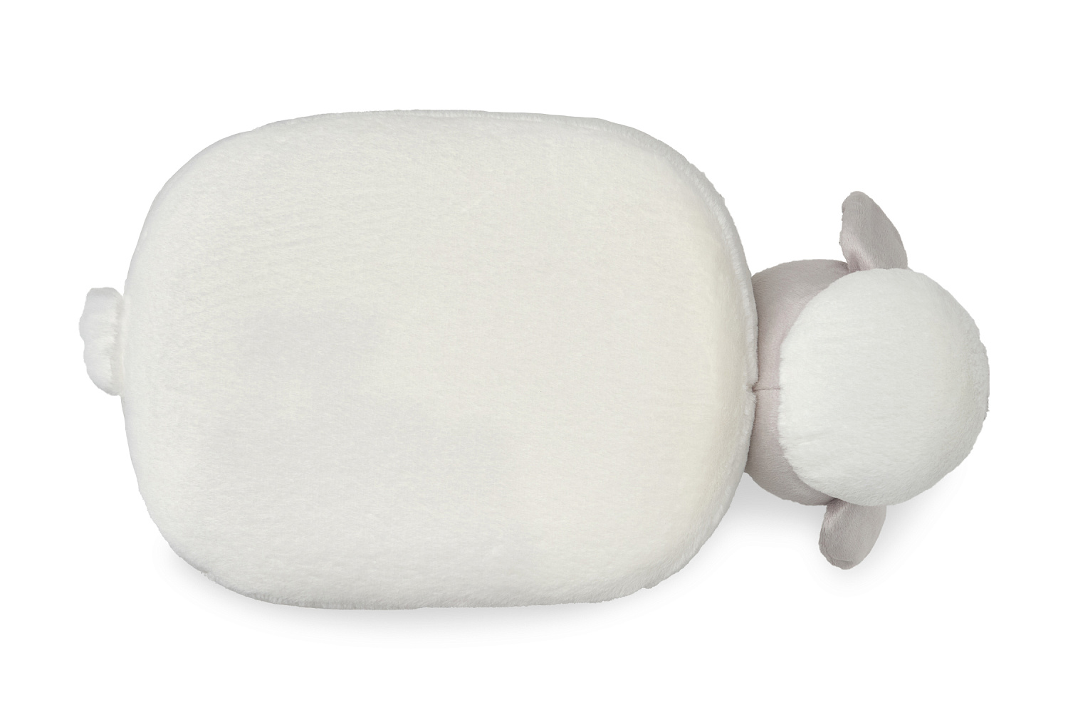 Пуф Leset Lamb Combi молочный / серый