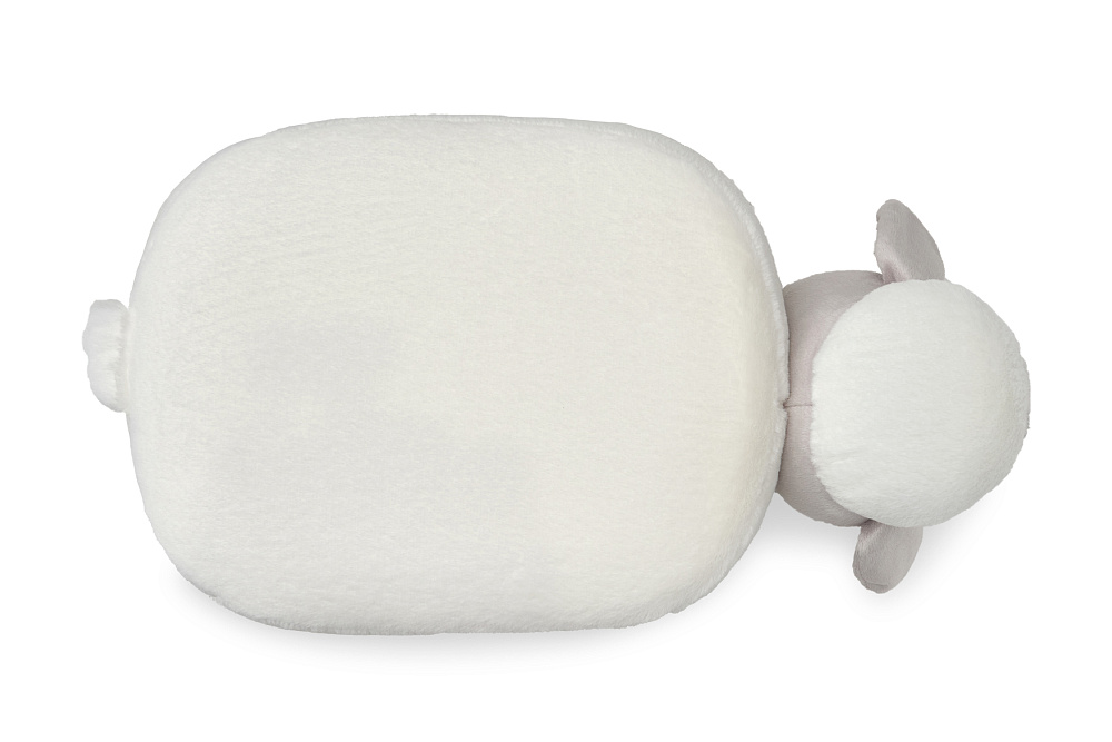 Пуф Leset Lamb Combi молочный / серый