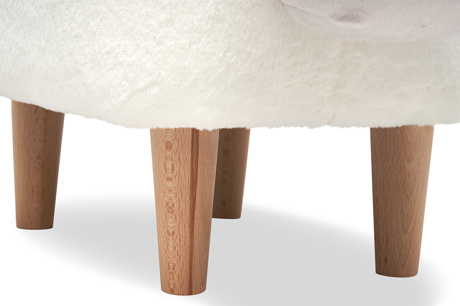 Пуф Leset Lamb Combi молочный / серый