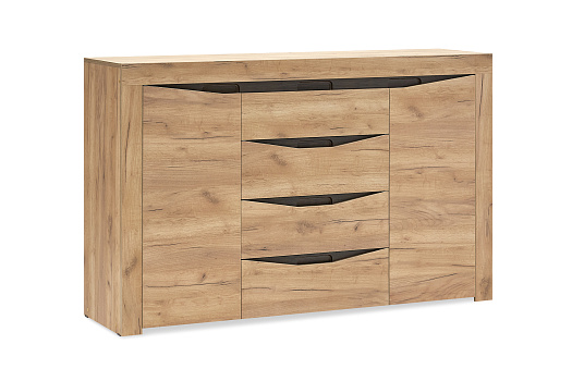 Комод Паола КМ 702 дуб крафт золотой / венге