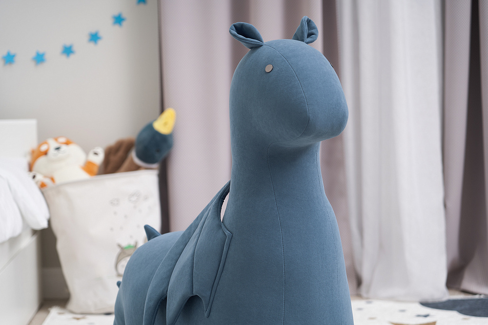 Пуф Leset Dragon голубой