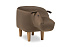 Пуф Leset Hippo Combi коричневый